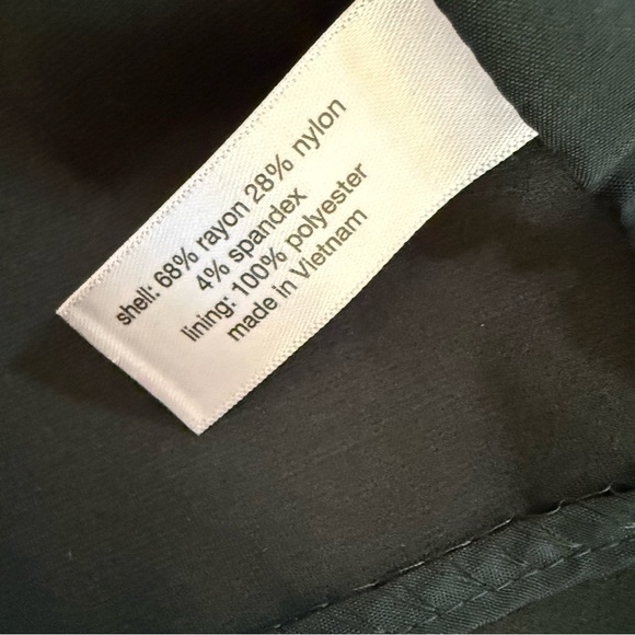 Lane Bryant Double Weave Stretch Blazer Jacket  Size 16 Green One Button - Picture 4 of 4